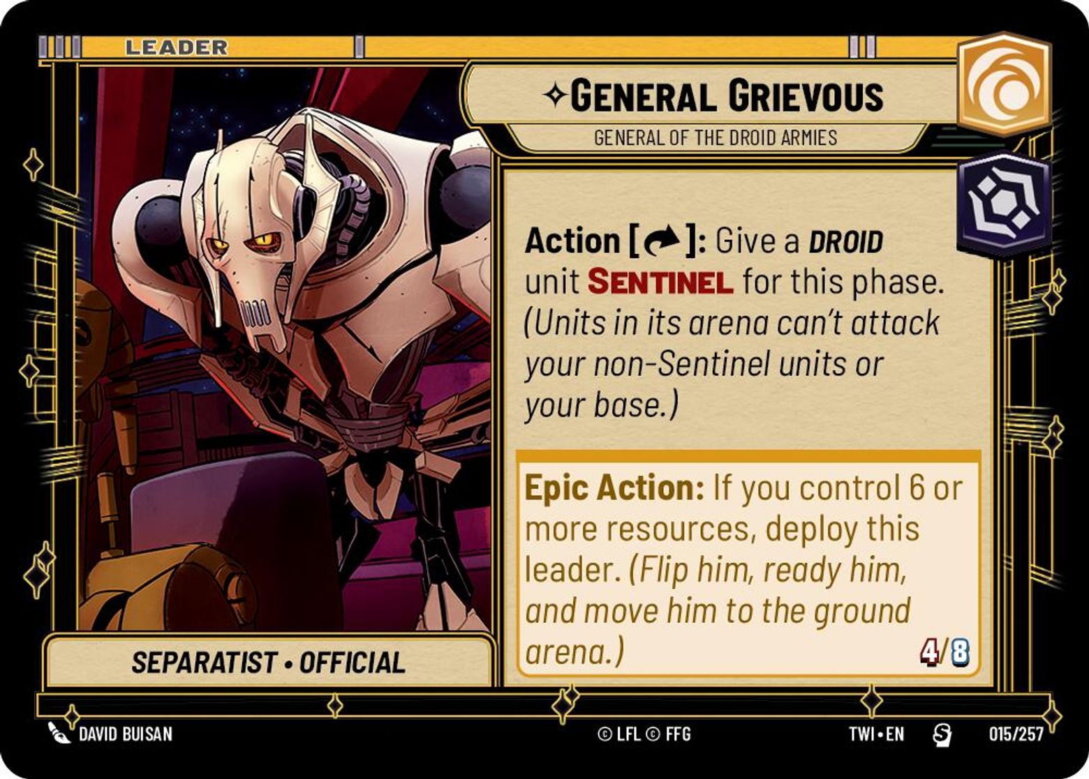 General Grievous, General of the Droid Armies — Twilight of the Republic 015