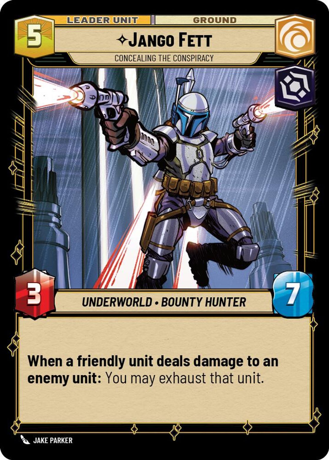 Jango Fett, Concealing the Conspiracy (verso)