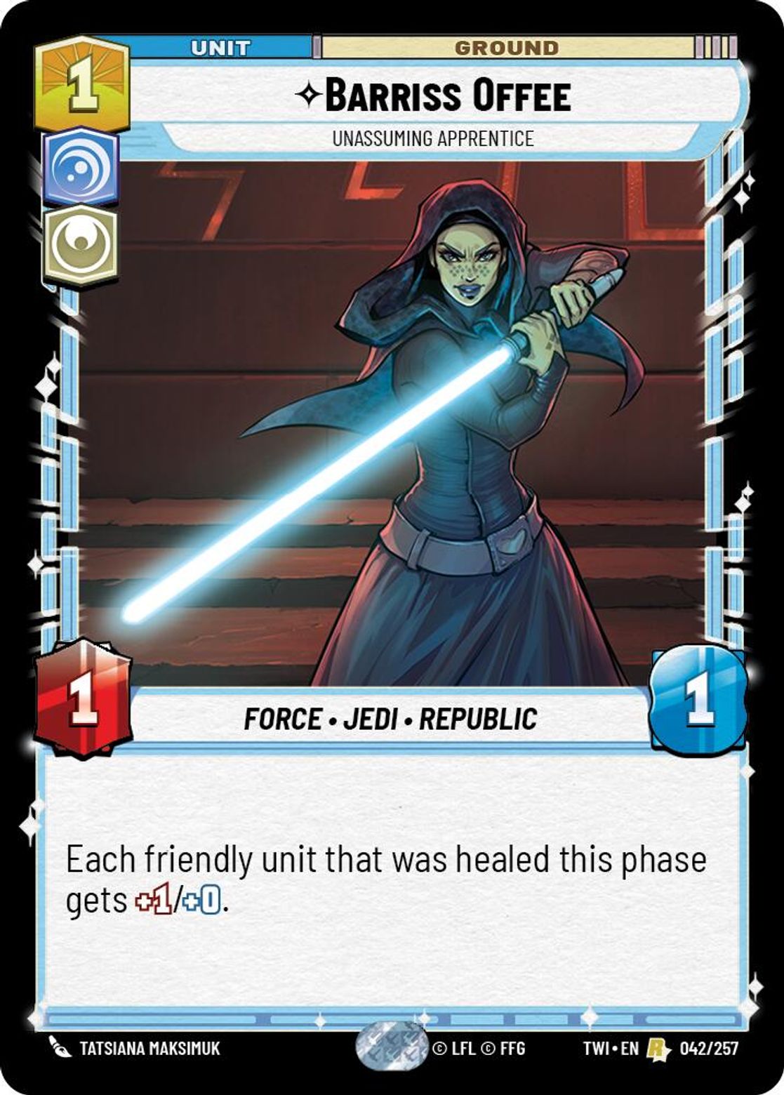 Barriss Offee, Unassuming Apprentice — Twilight of the Republic 042