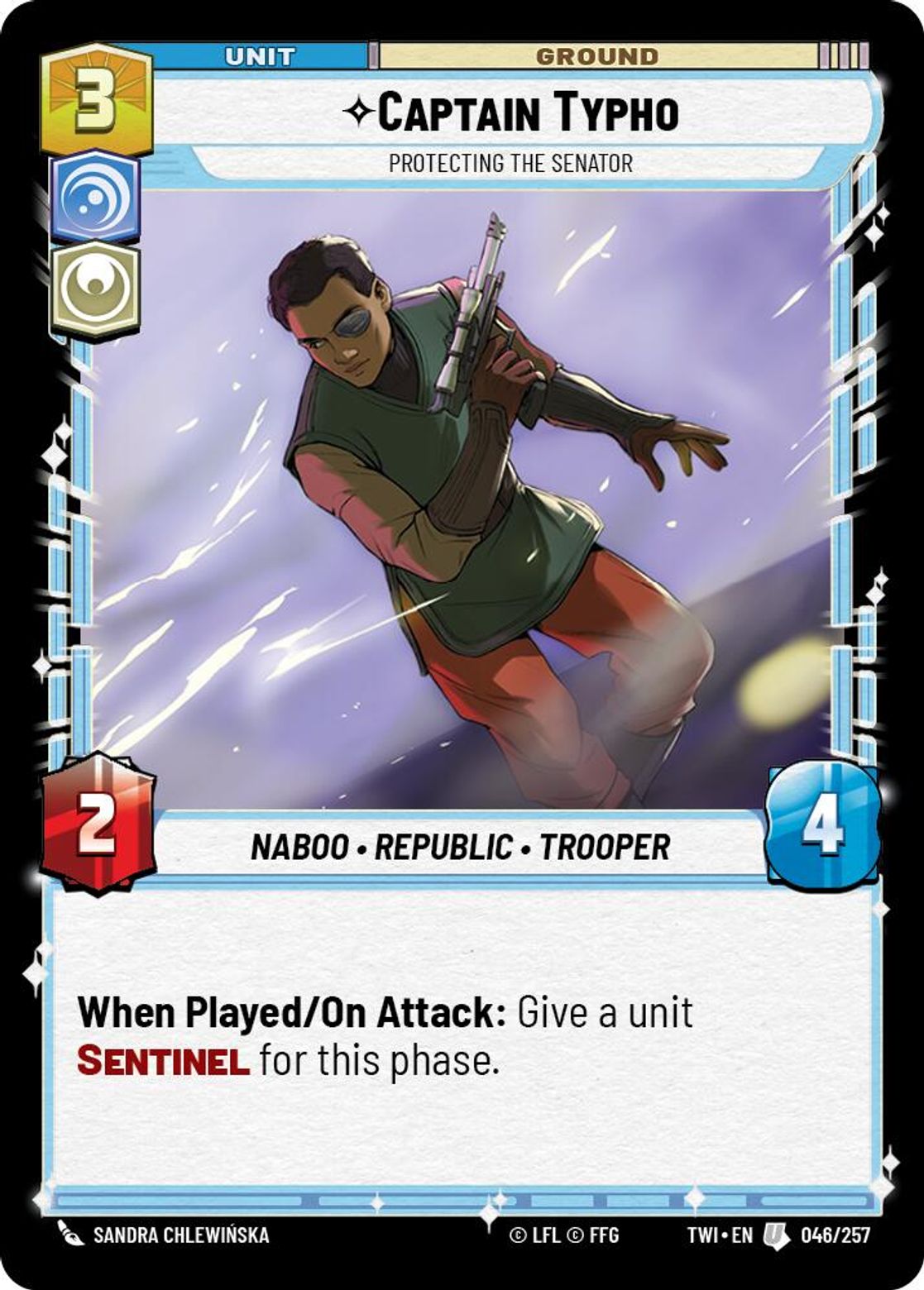 Captain Typho, Protecting the Senator
