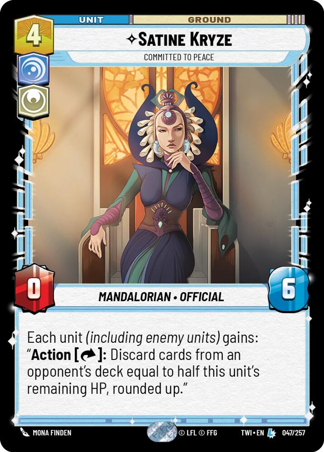 Satine Kryze, Committed to Peace — Twilight of the Republic 047