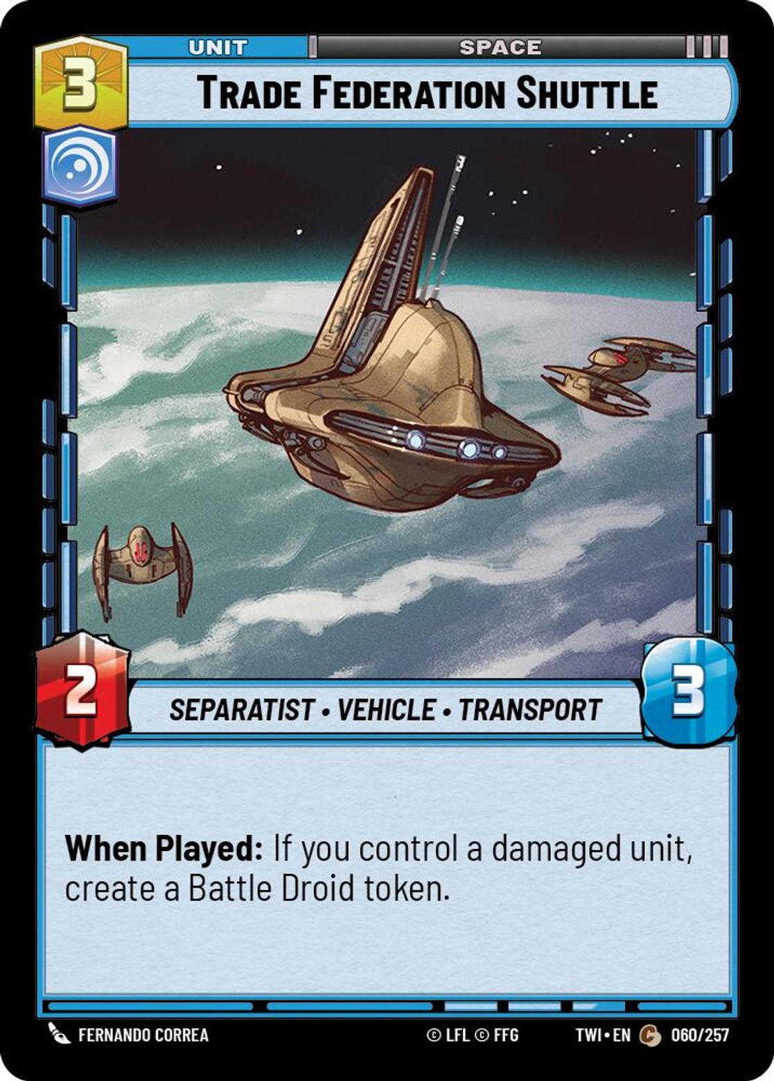 Trade Federation Shuttle — Twilight of the Republic 060