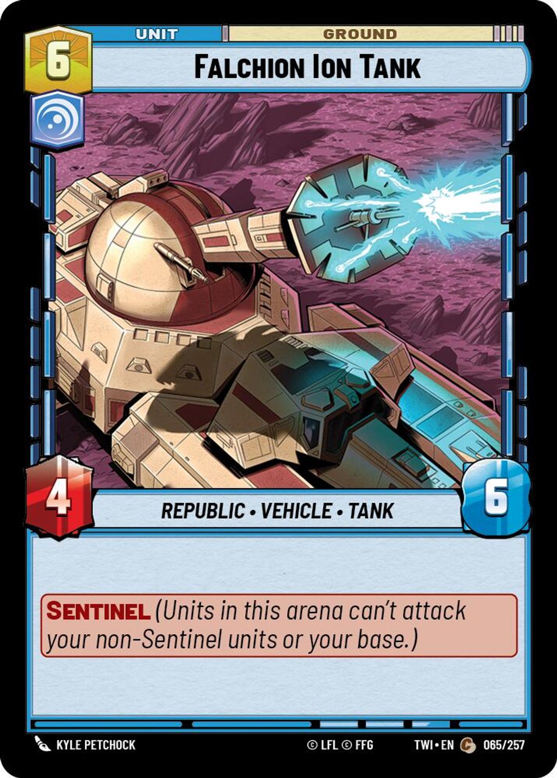 Falchion Ion Tank — Twilight of the Republic 065