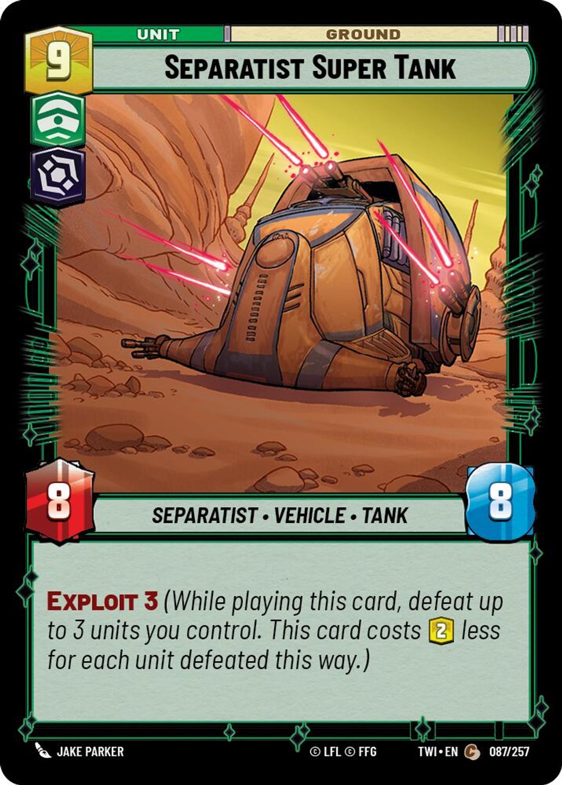 Separatist Super Tank — Twilight of the Republic 087