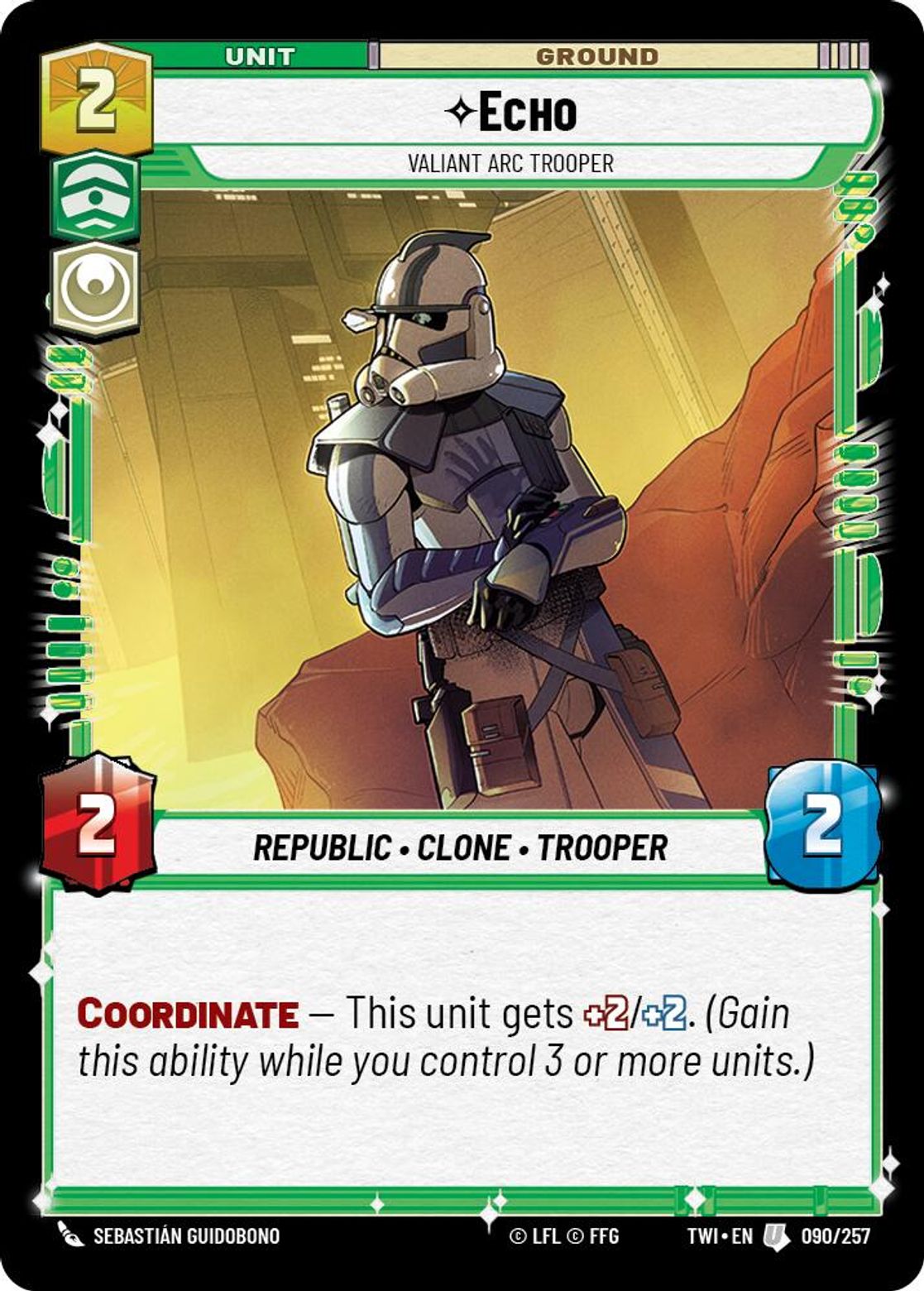 Echo, Valiant ARC Trooper — Twilight of the Republic 090