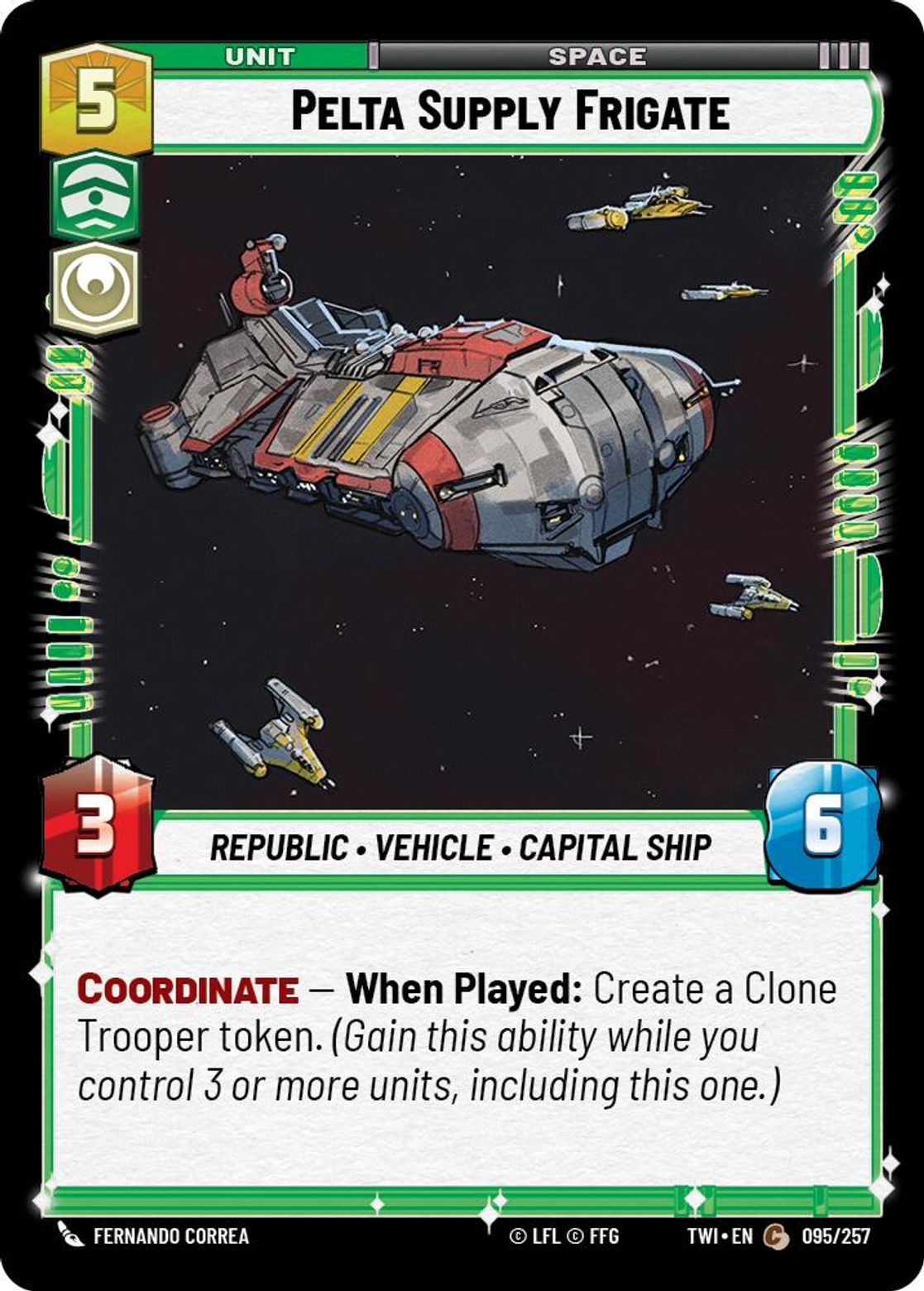 Pelta Supply Frigate — Twilight of the Republic 095