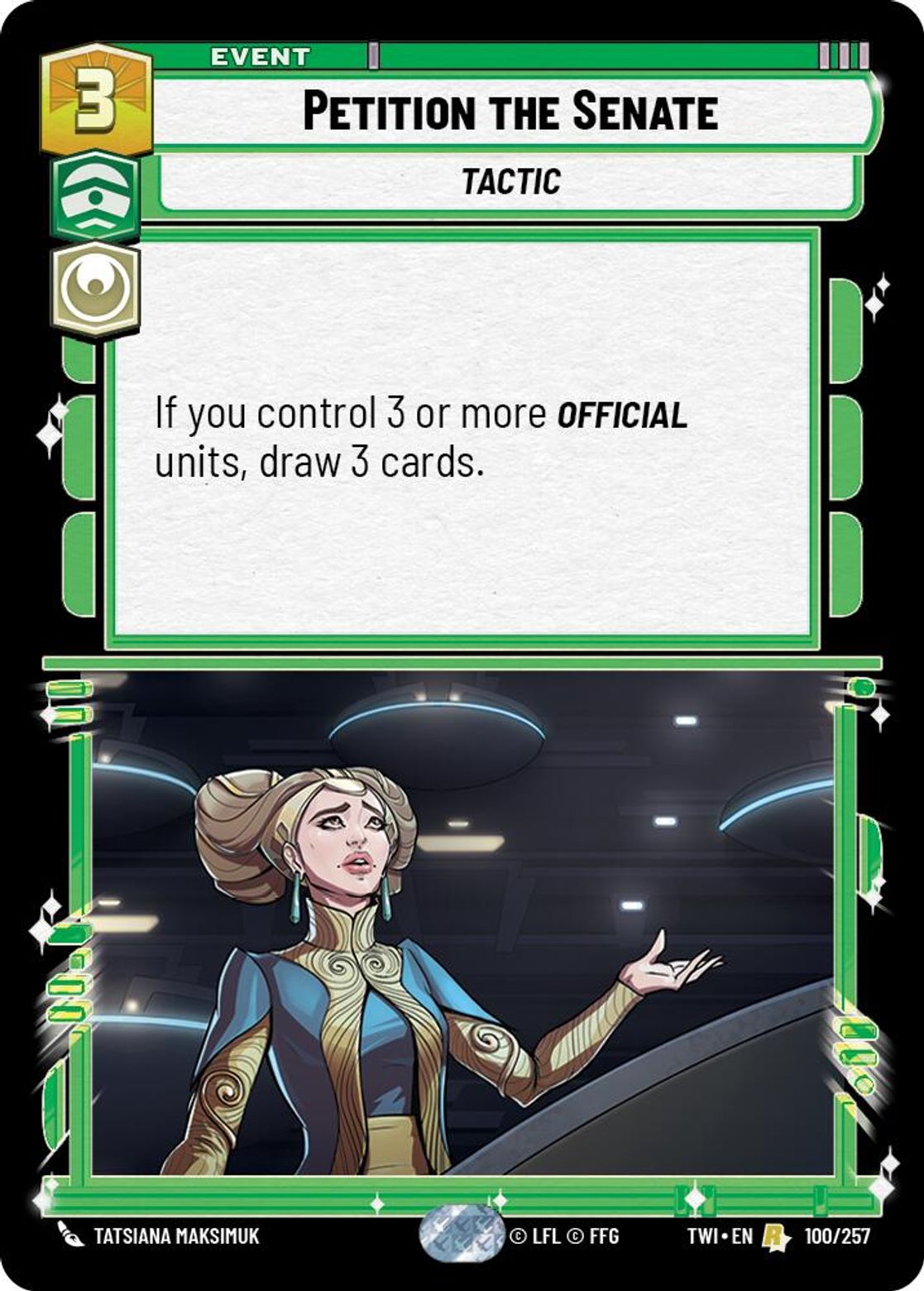Petition the Senate — Twilight of the Republic 100