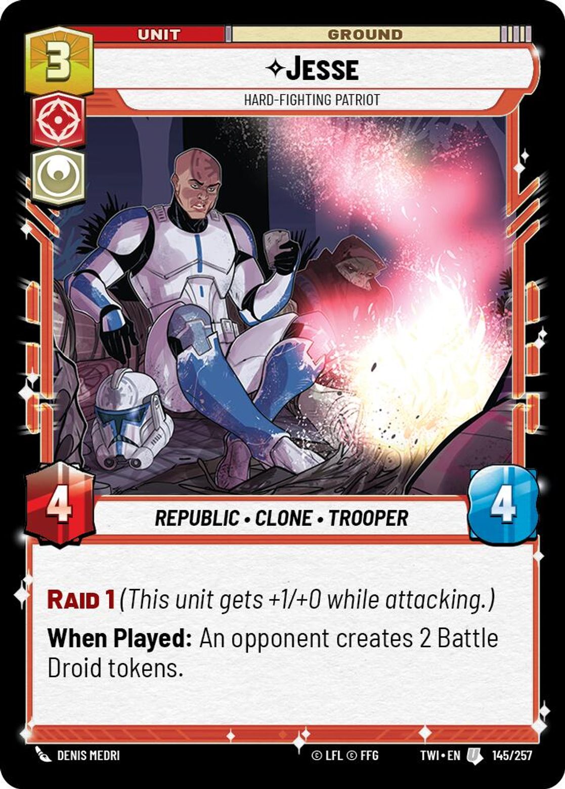 Jesse, Hard-Fighting Patriot — Twilight of the Republic 145