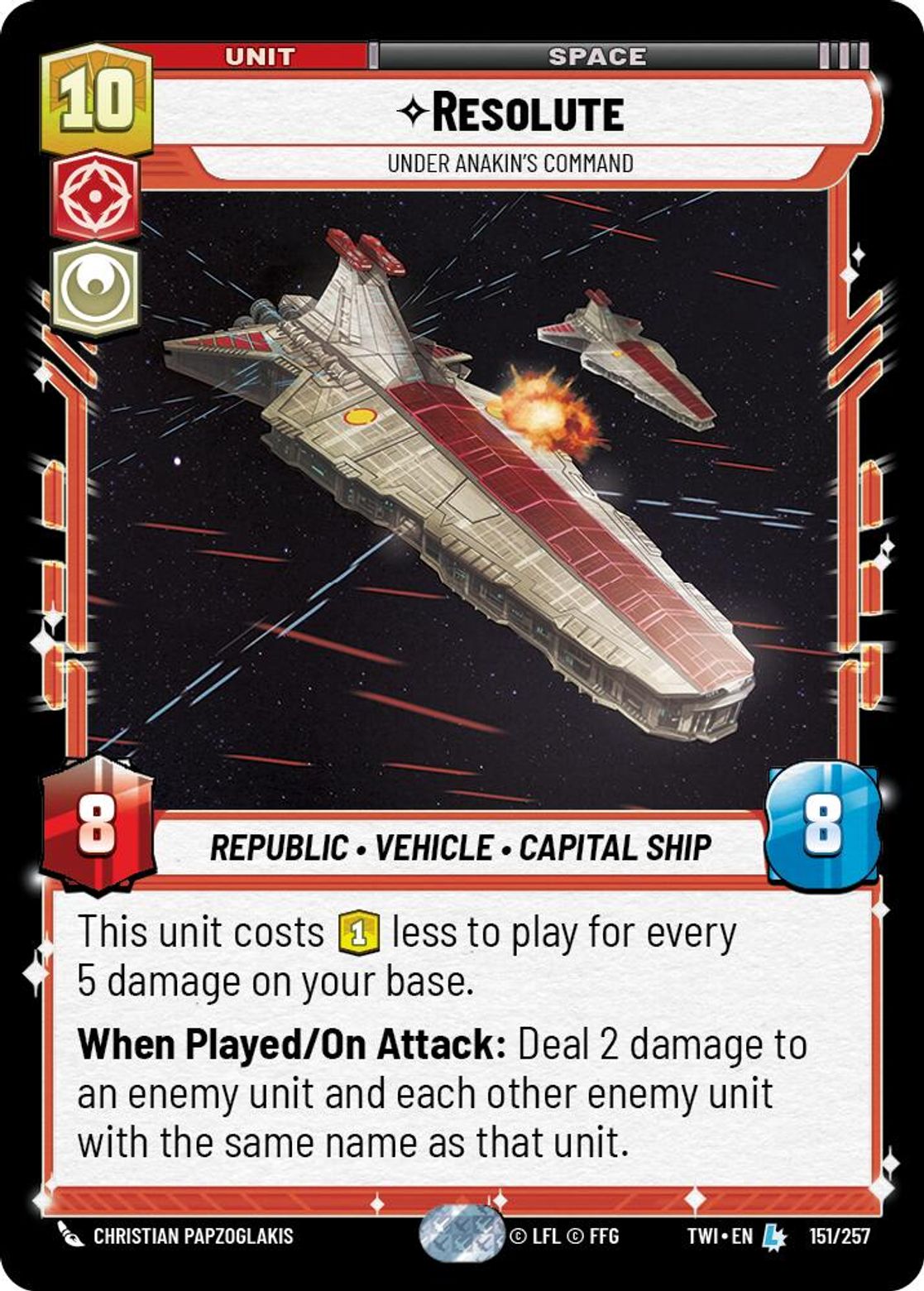 Resolute, Under Anakin's Command