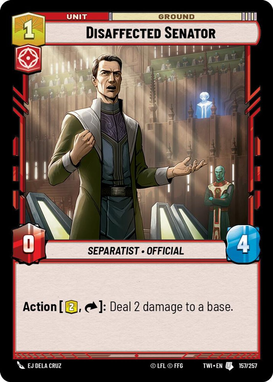 Disaffected Senator — Twilight of the Republic 157