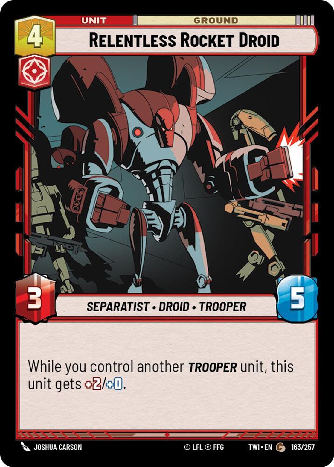 Relentless Rocket Droid — Twilight of the Republic 163