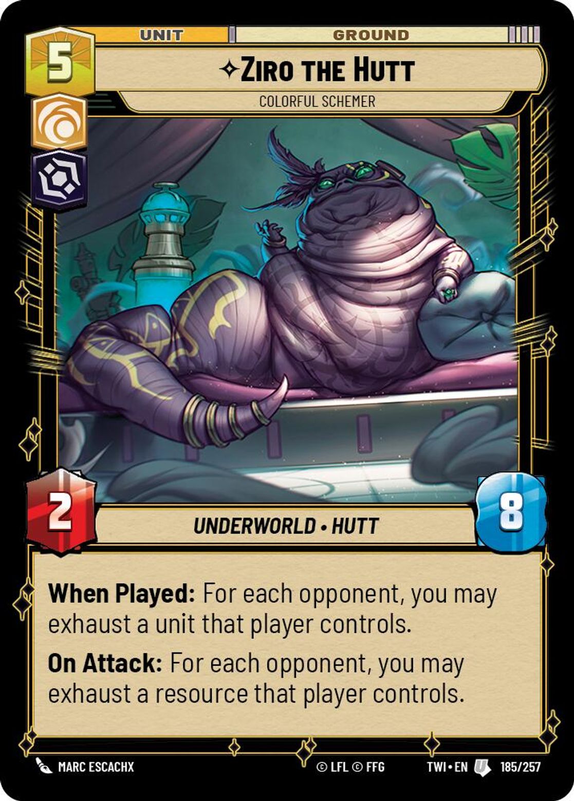 Ziro the Hutt, Colorful Schemer — Twilight of the Republic 185
