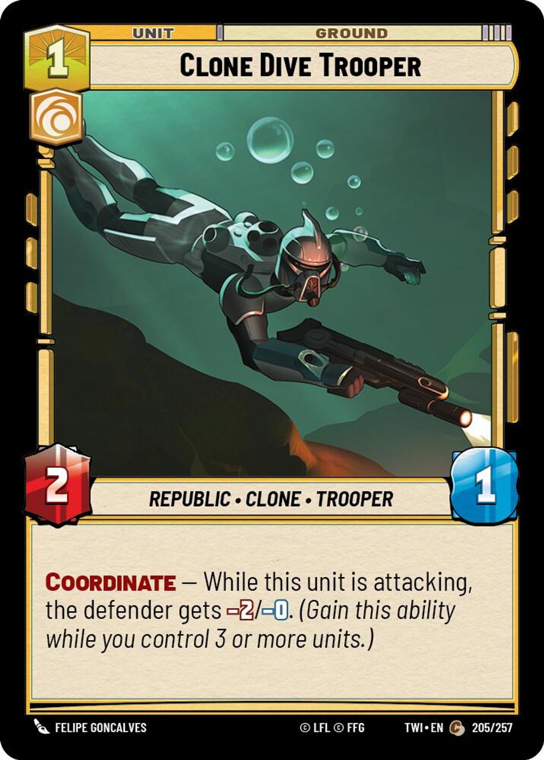 Clone Dive Trooper — Twilight of the Republic 205