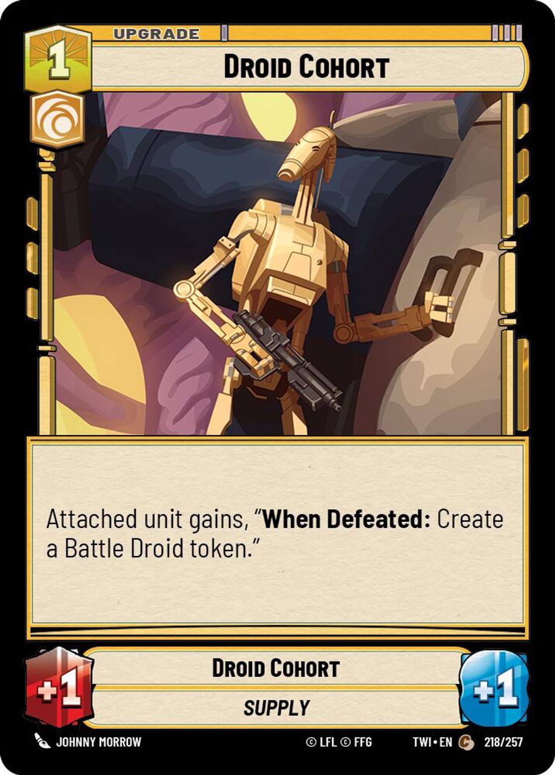 Droid Cohort — Twilight of the Republic 218