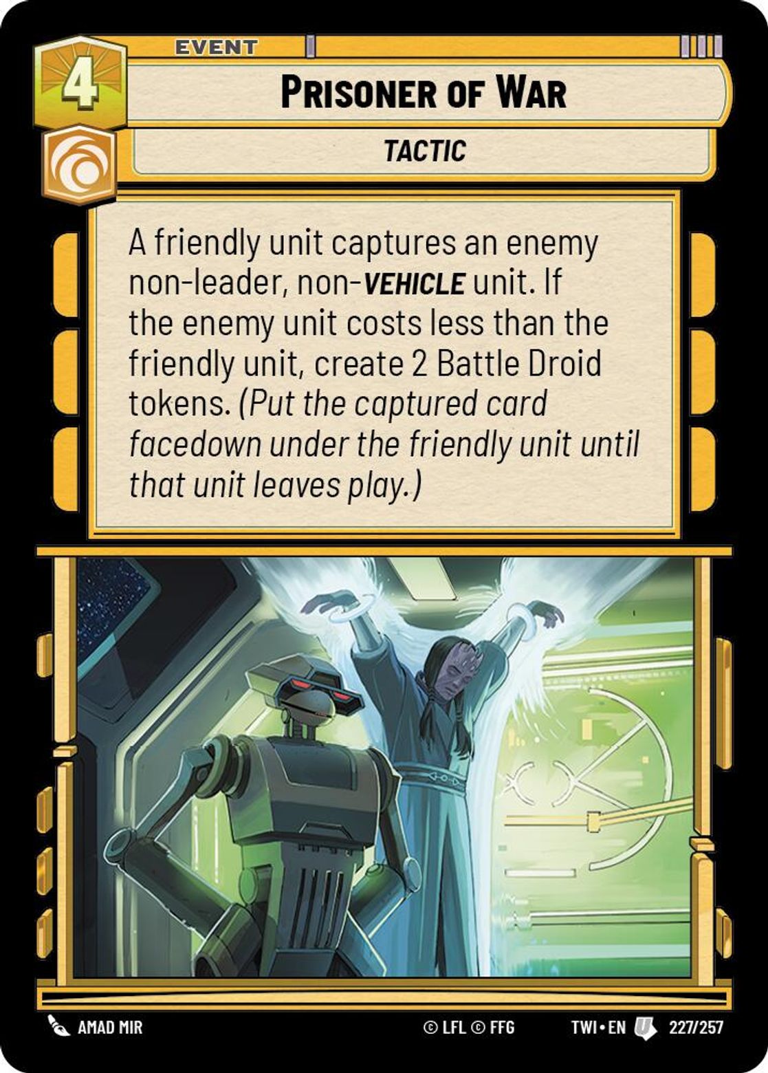 Prisoner of War — Twilight of the Republic 227