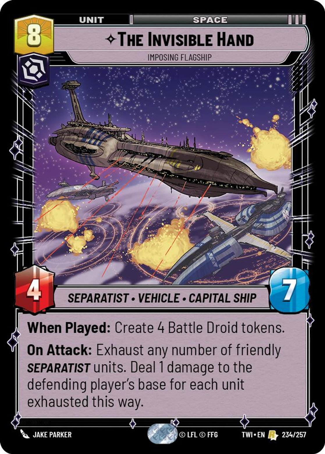 The Invisible Hand, Imposing Flagship — Twilight of the Republic 234