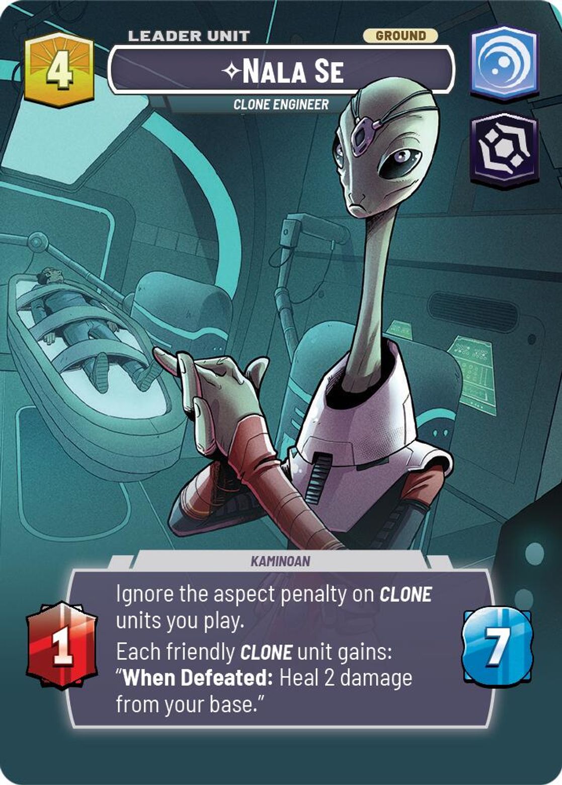 Nala Se, Clone Engineer (verso)