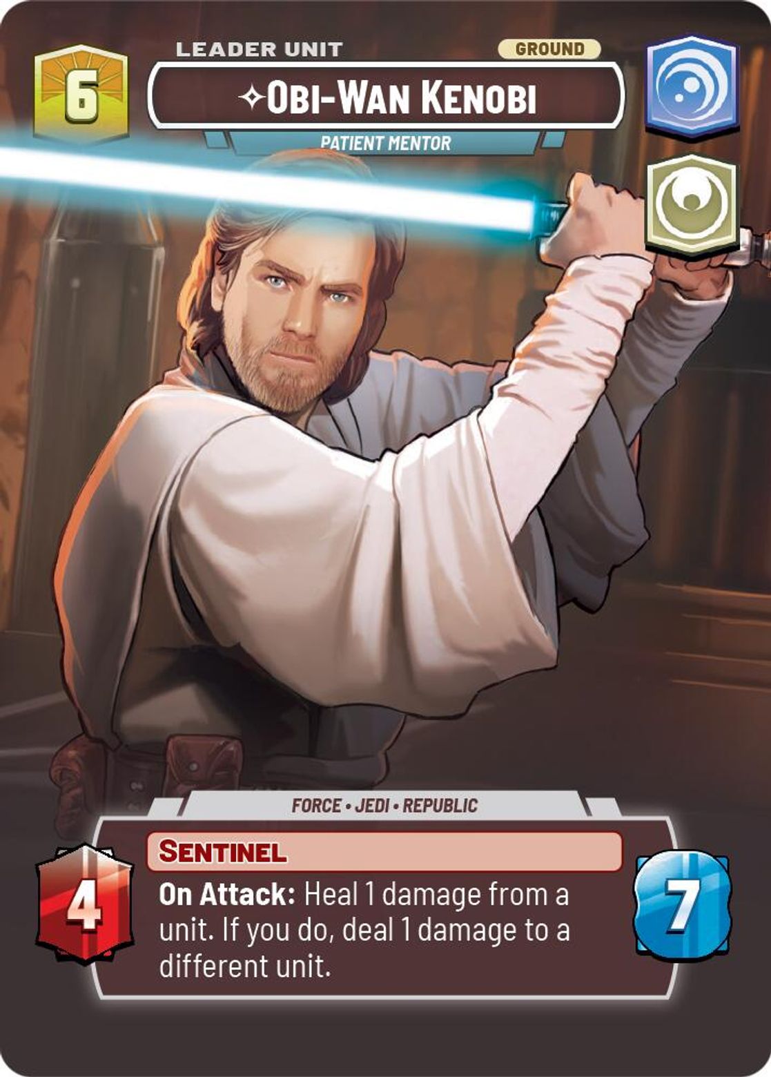 Obi-Wan Kenobi, Patient Mentor (verso)