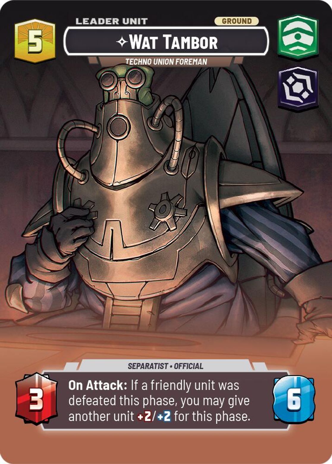 Wat Tambor, Techno Union Foreman (verso)