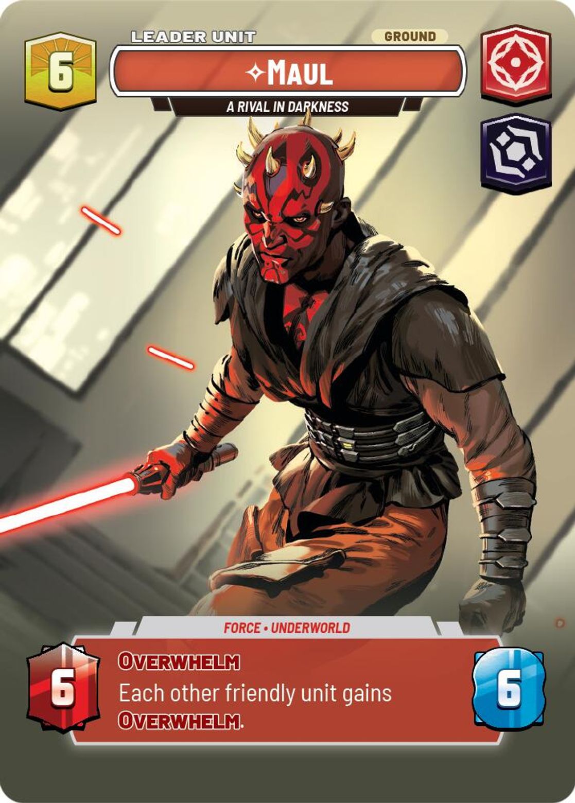 Maul, A Rival in Darkness (verso)