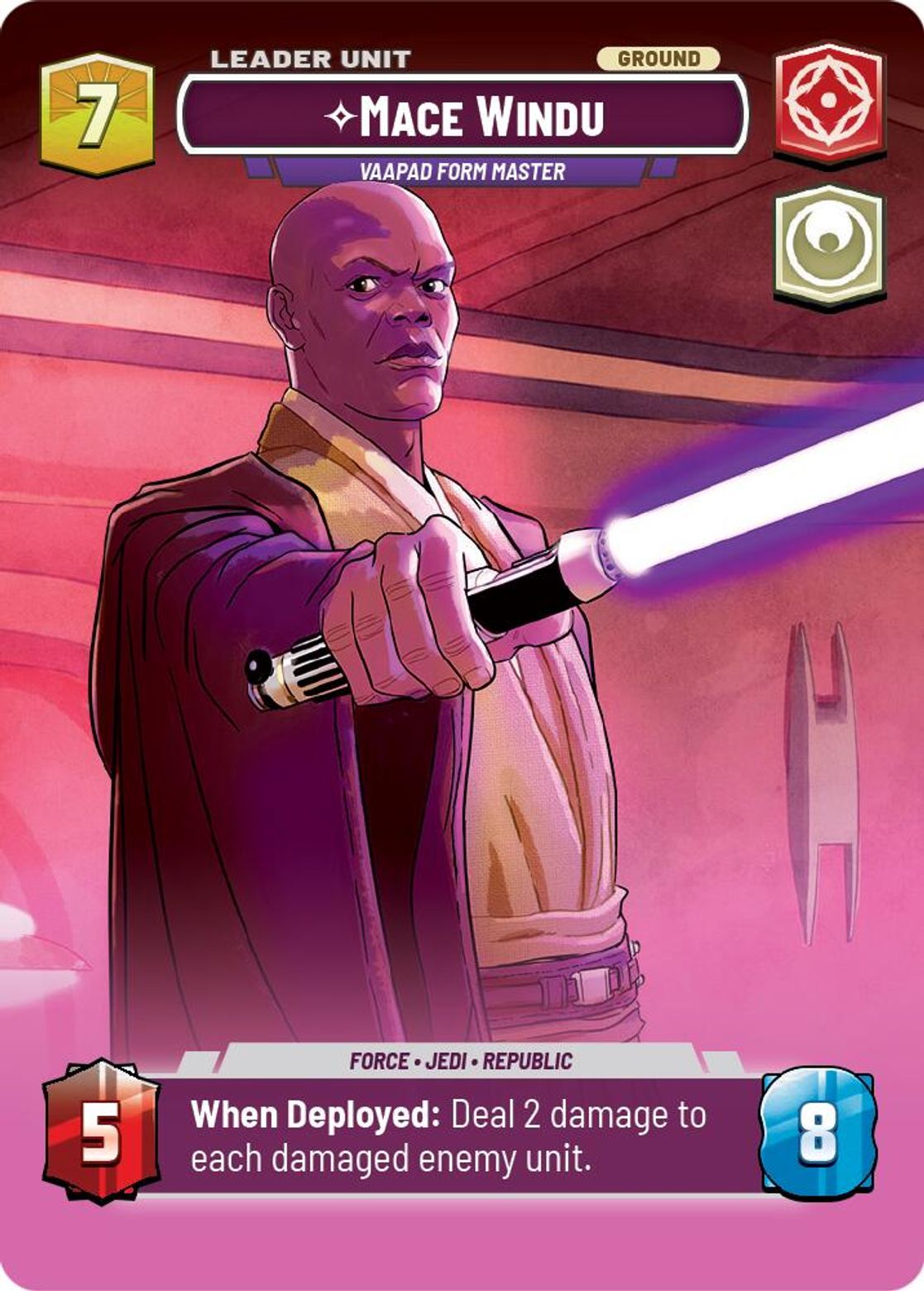 Mace Windu, Vaapad Form Master (verso)