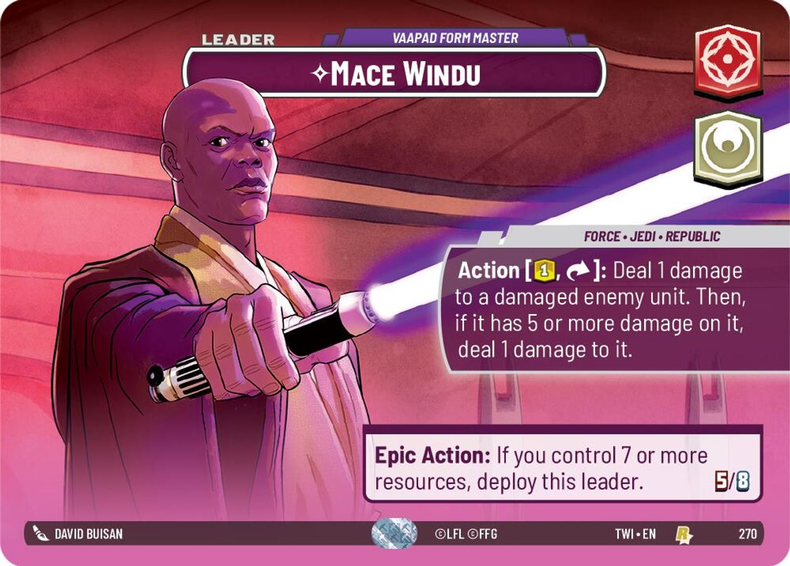 Mace Windu, Vaapad Form Master — Twilight of the Republic 270
