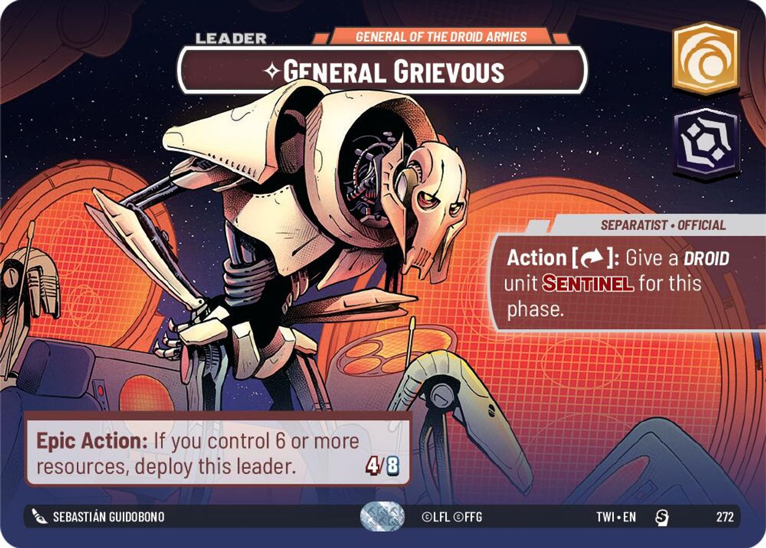 General Grievous, General of the Droid Armies — Twilight of the Republic 272