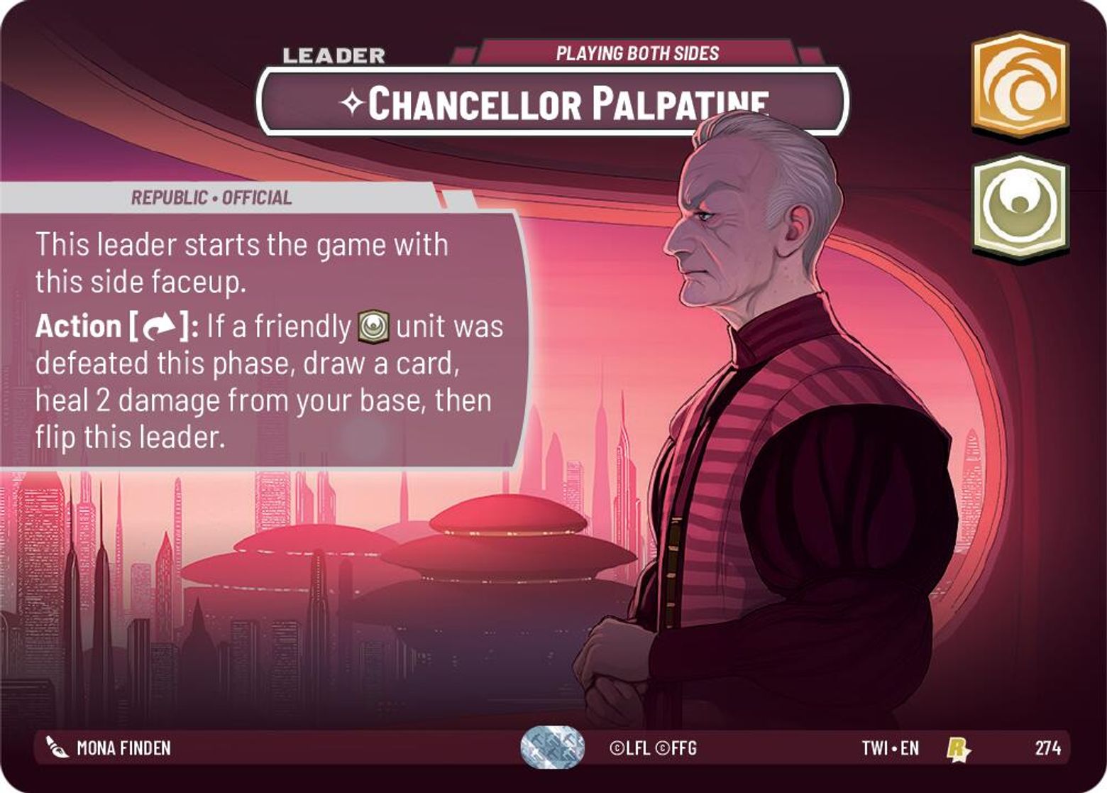 Chancellor Palpatine // Darth Sidious, Playing Both Sides — Twilight of the Republic 274