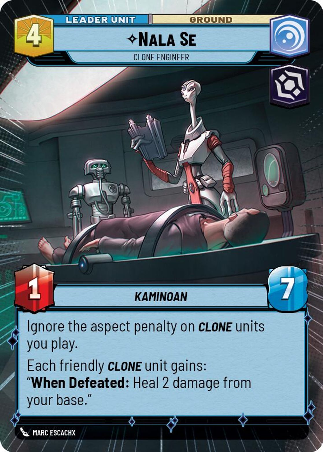 Nala Se, Clone Engineer (verso)