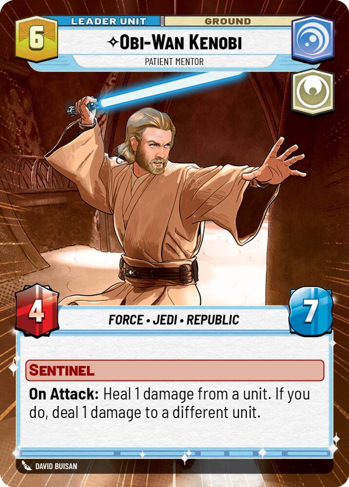 Obi-Wan Kenobi, Patient Mentor (verso)