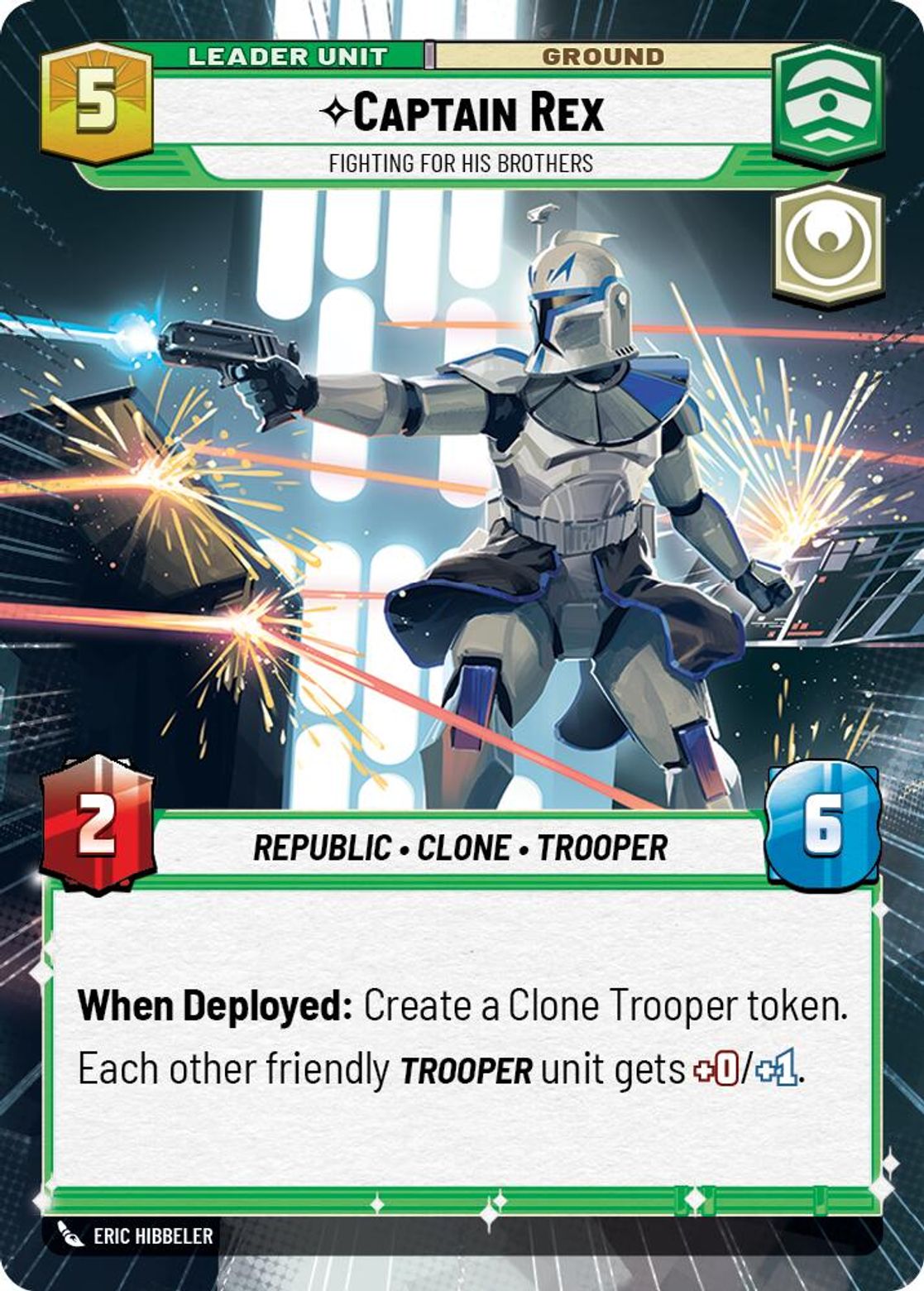 Captain Rex, Fighting For His Brothers (verso)