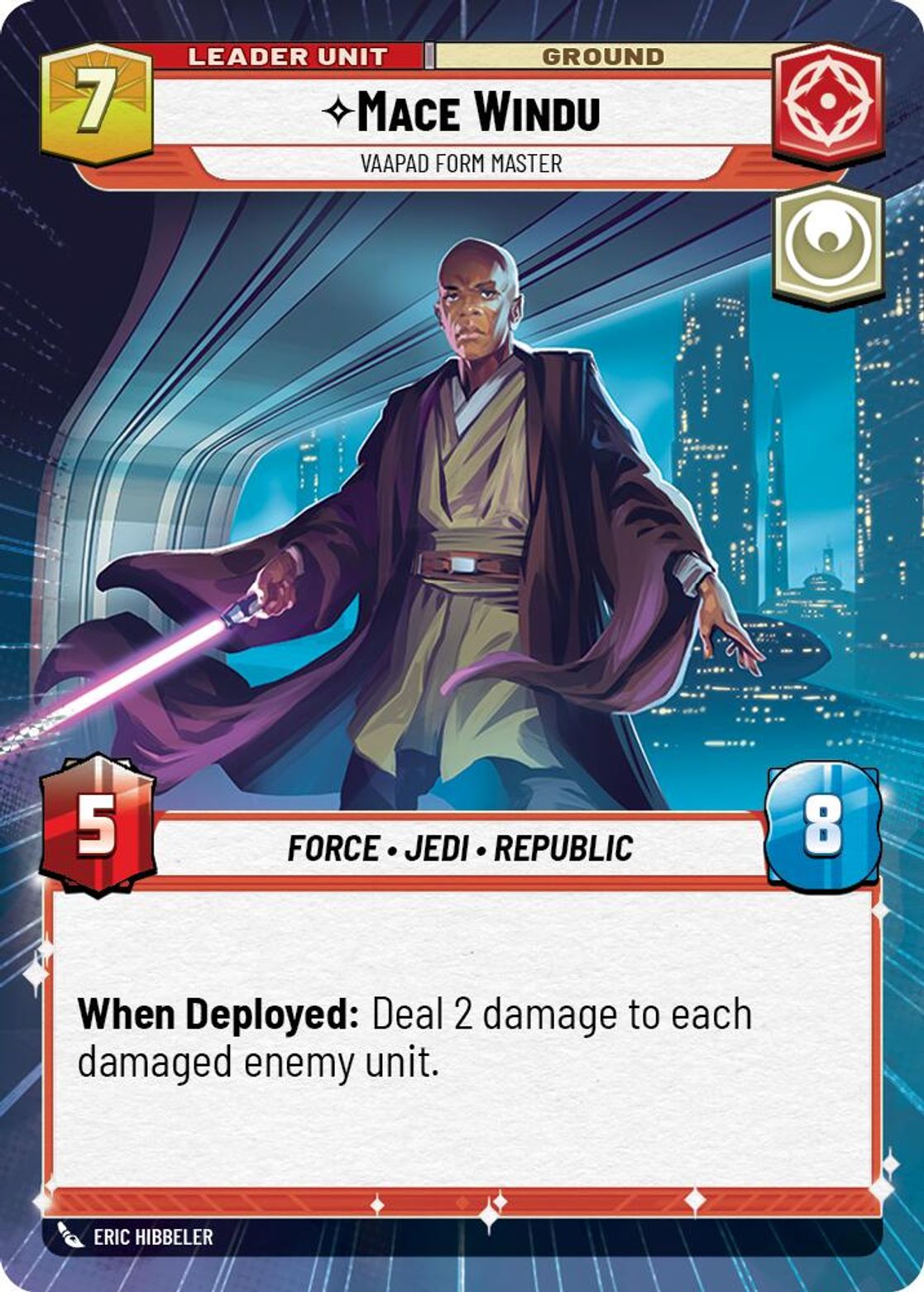 Mace Windu, Vaapad Form Master (verso)