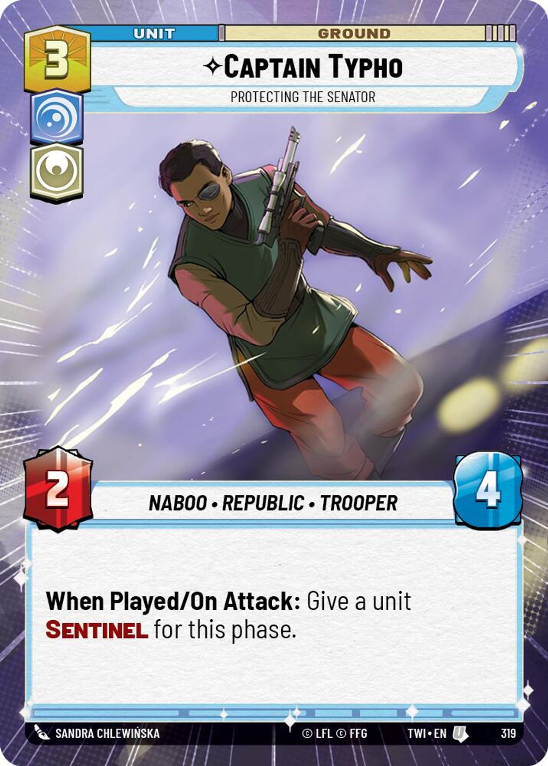 Captain Typho, Protecting the Senator — Twilight of the Republic 319