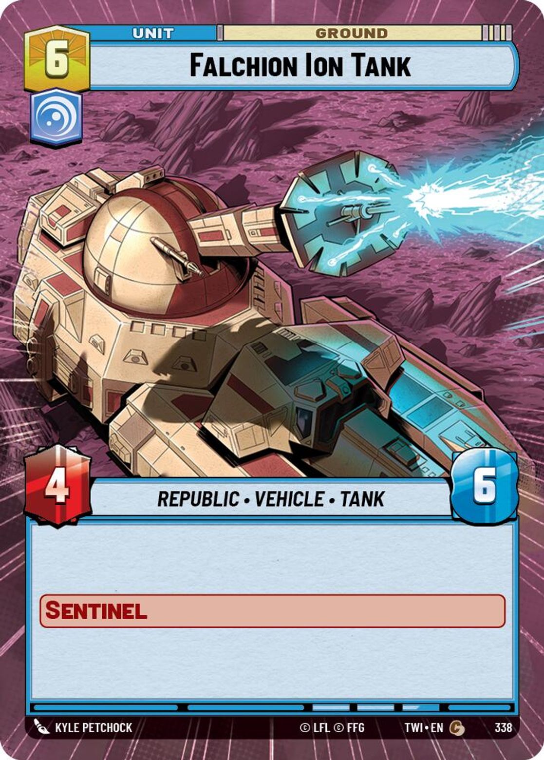 Falchion Ion Tank — Twilight of the Republic 338