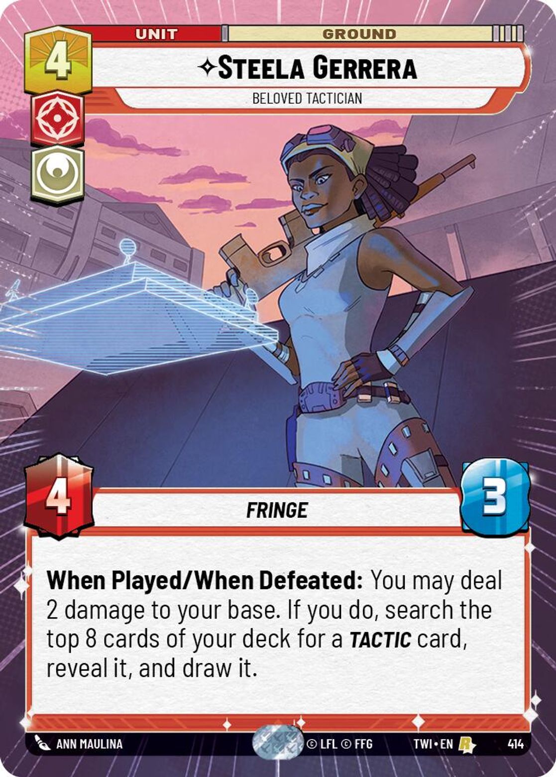 Steela Gerrera, Beloved Tactician — Twilight of the Republic 414