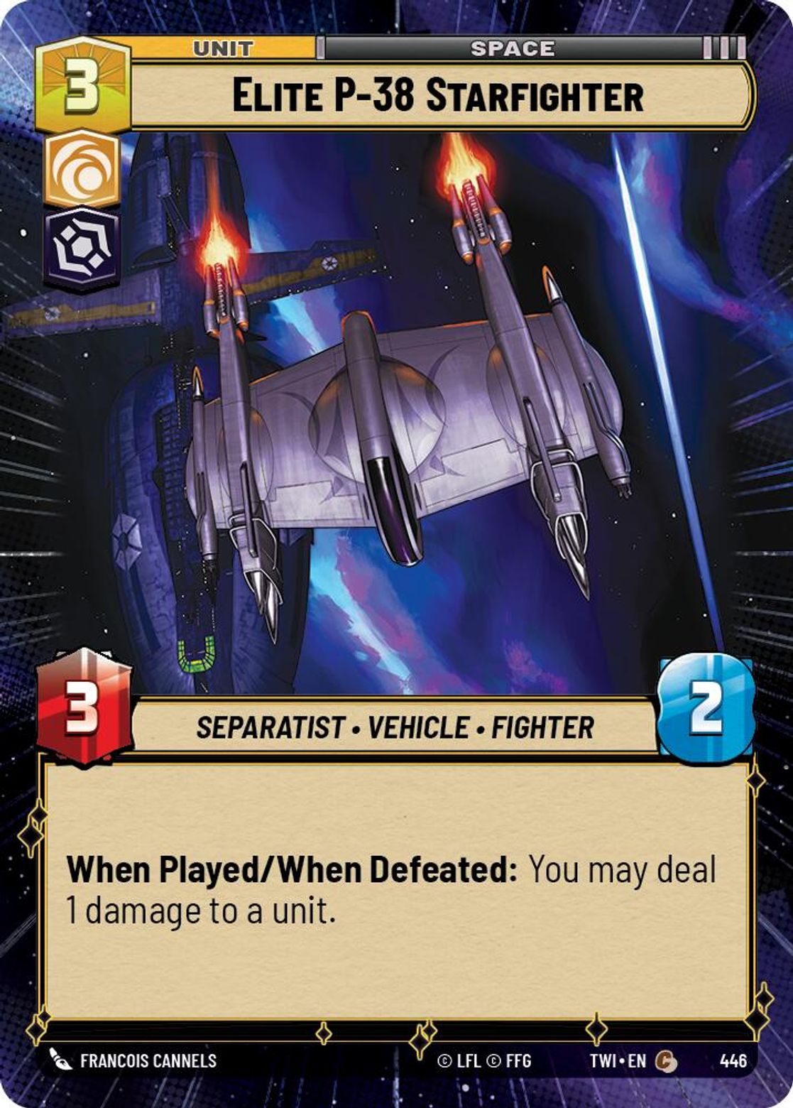 Elite P-38 Starfighter — Twilight of the Republic 446