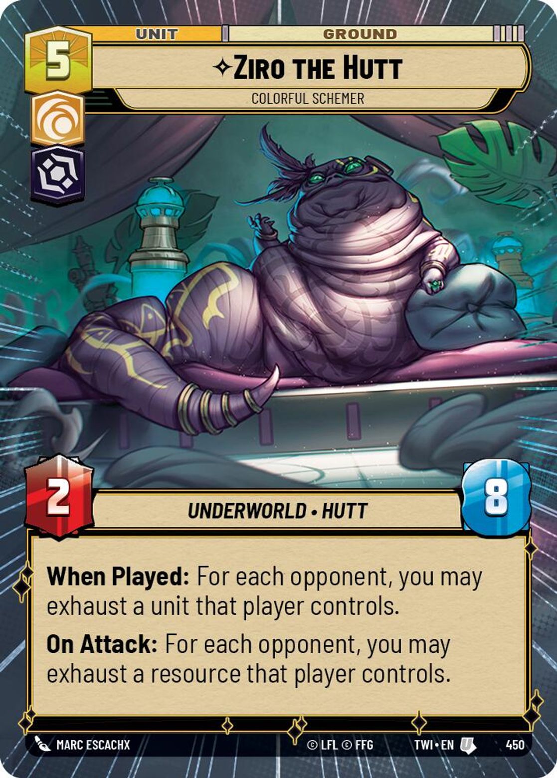 Ziro the Hutt, Colorful Schemer — Twilight of the Republic 450