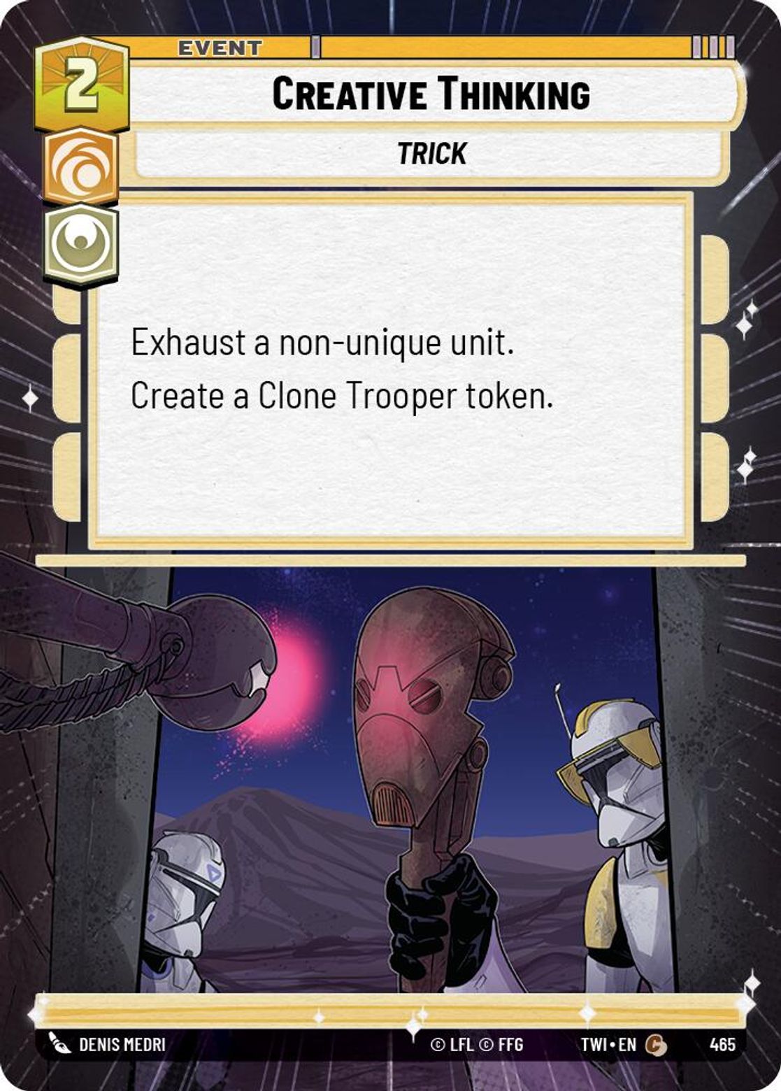 Creative Thinking — Twilight of the Republic 465