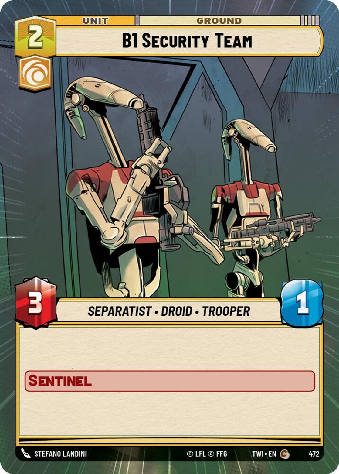 B1 Security Team — Twilight of the Republic 472
