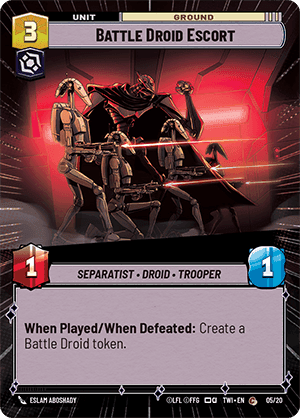 Battle Droid Escort — Twilight of the Republic - OP Promo 05