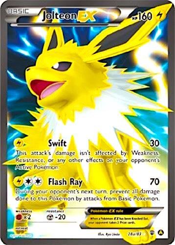 Jolteon-EX — Yellow A Alternate 28a