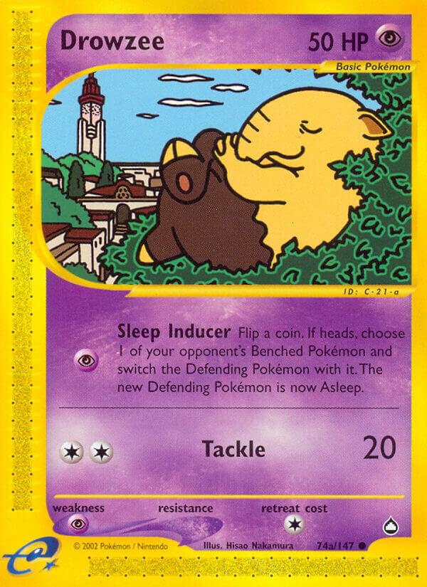 Drowzee — Aquapolis 74a