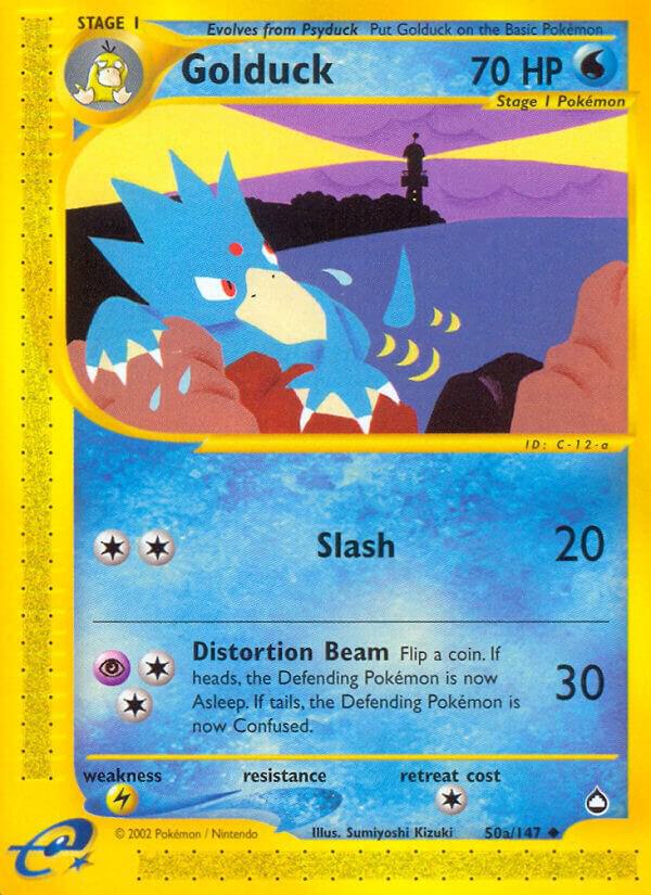 Golduck — Aquapolis 50a