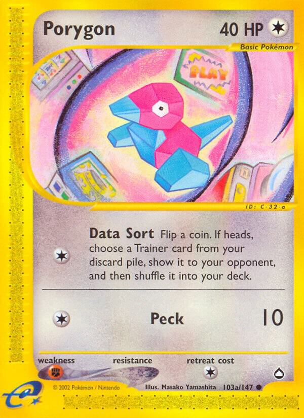 Porygon — Aquapolis 103a