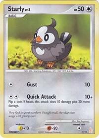 Starly — DP trainer Kit (Lucario) 7