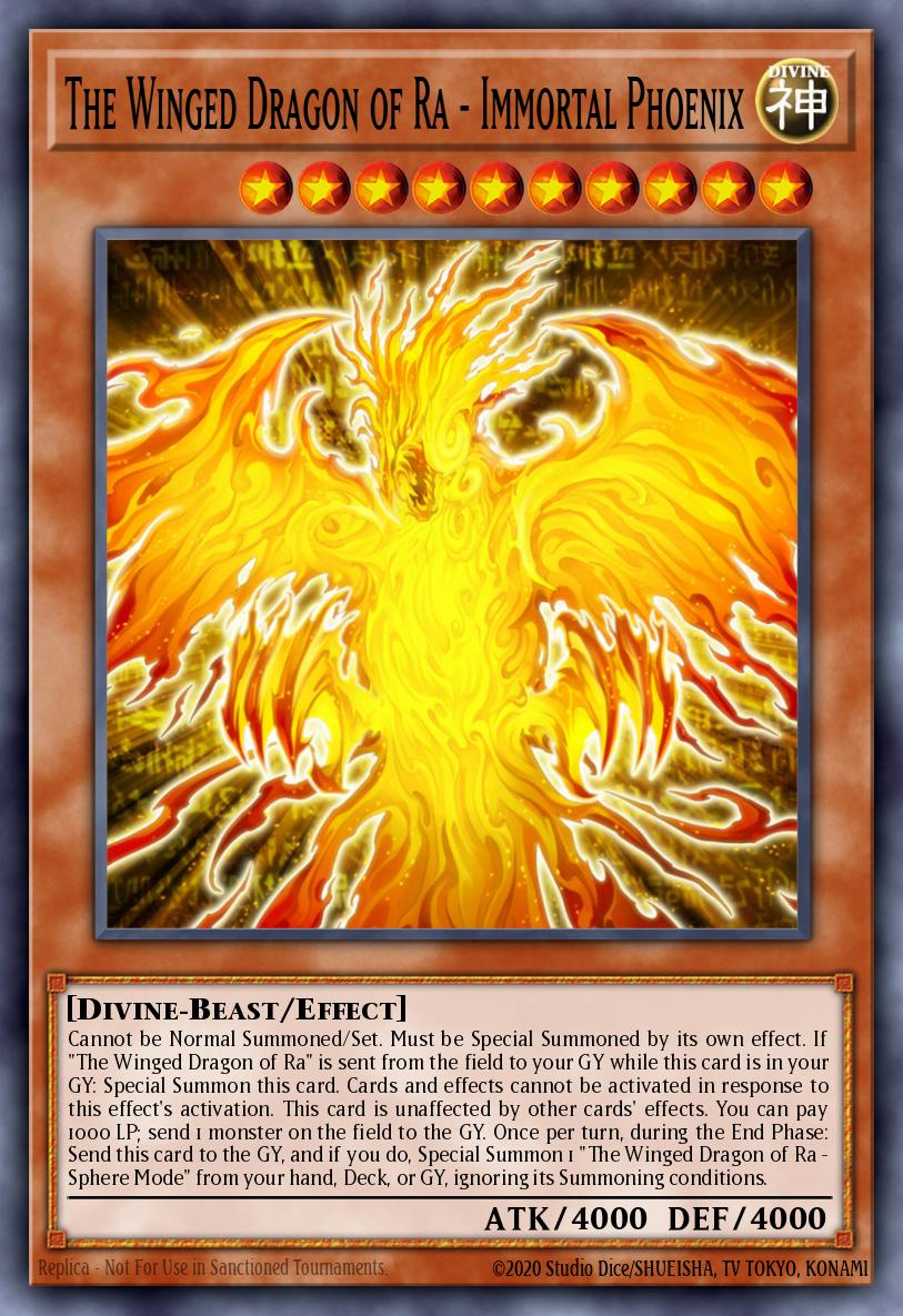 Dragão Alado de Rá - Fênix — Millennium Pack EN001