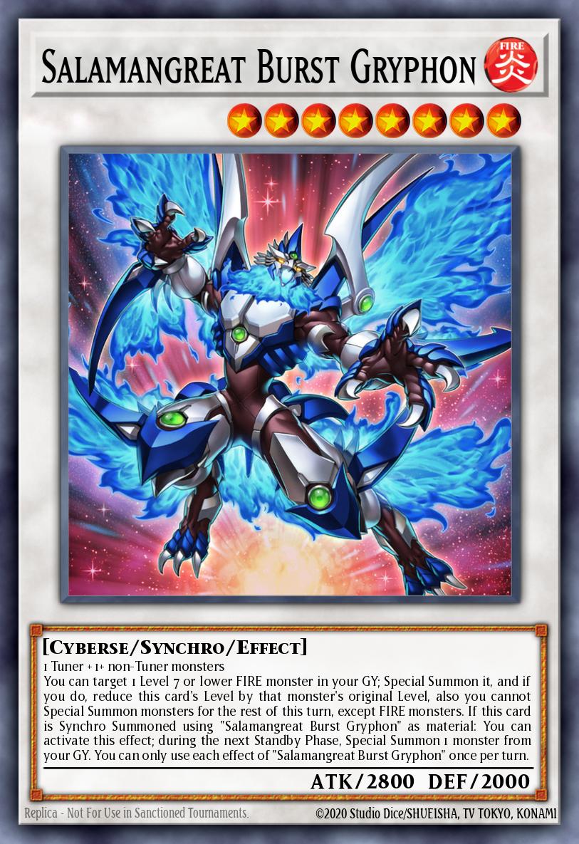 Salamangreat Burst Gryphon — Legendary Duelists: Soulburning Volcano EN004
