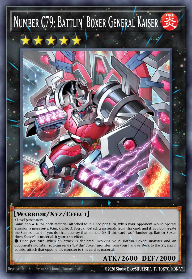 Number C79: Battlin' Boxer General Kaiser — Legendary Duelists: Soulburning Volcano EN035