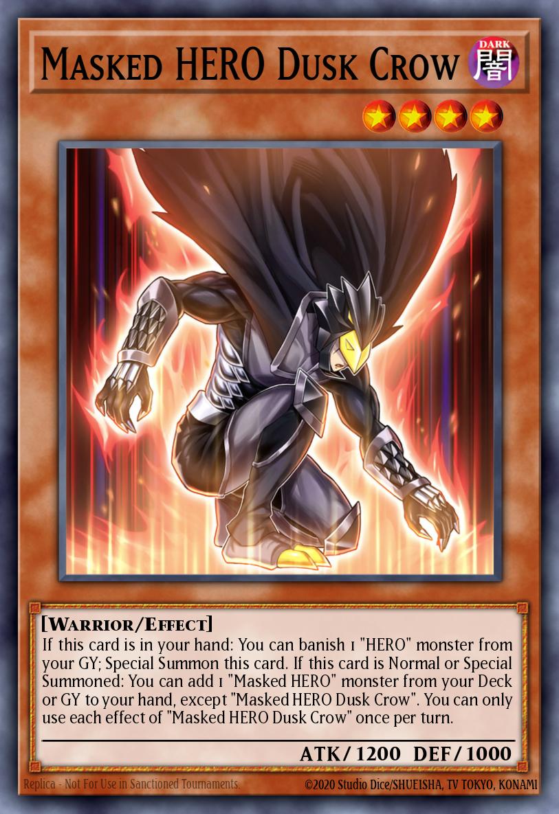 Masked HERO Dusk Crow — Maze of Muertos EN014