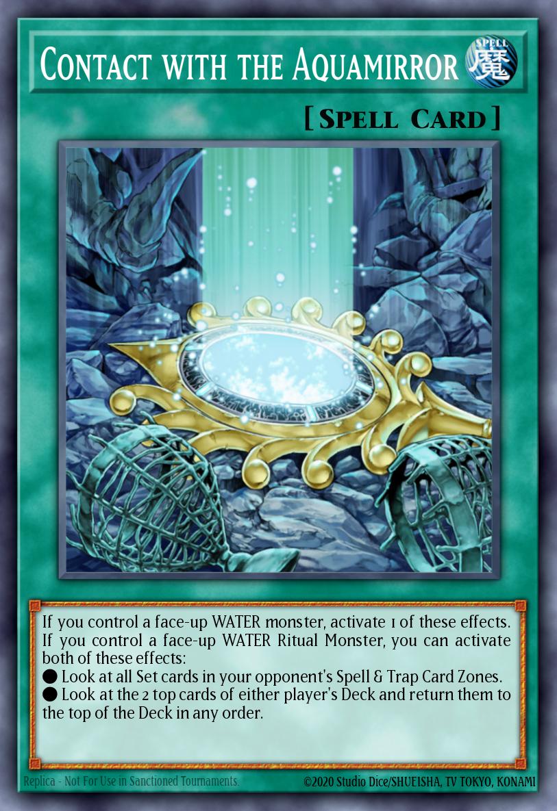 Contact with the Aquamirror — OTS Tournament Pack 21 EN018